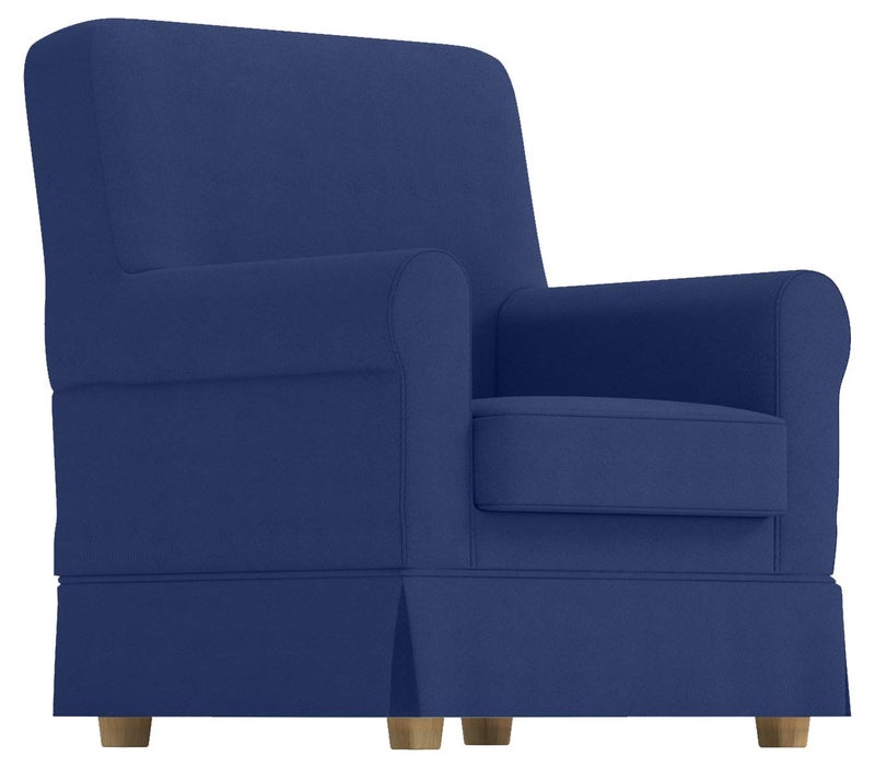 Custom Slipcover Replacement The Ektorp Jennylund Cover Replacement is Custom Made for IKEA Jennylund Chair. an IKEA Armchair Sofa Slipcover Replacement (Blue) - Image 3